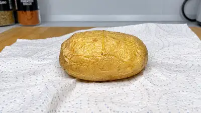 Patata cocida en el microondas