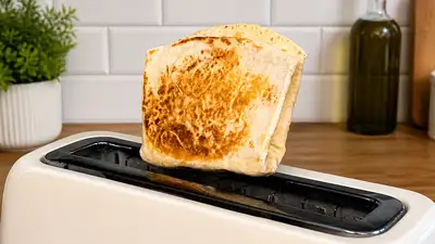 Quesadilla en la tostadora