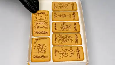 Sándwich de nata de Bob Esponja