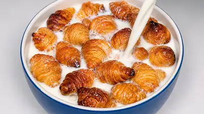 Mini croissants de hojaldre